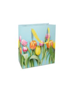 Braun + Company Geschenkpapier Tulpen 18 x 21 x 8 cm