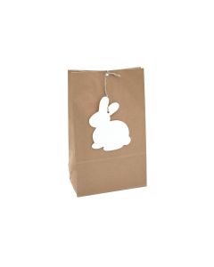 Braun + Company Papiertüte By Nature Hase, 3 Stück