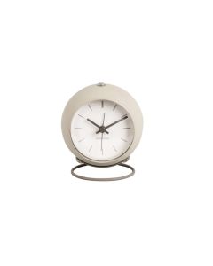 KARLSSON Klassischer Wecker Globe Beige