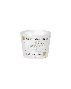 Sheepworld Eierbecher Du bist das Salz Weiss