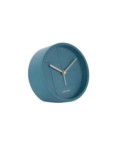 KARLSSON Klassischer Wecker Circular Blau