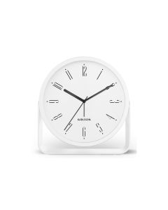 KARLSSON Klassischer Wecker Regal Numbers Weiss
