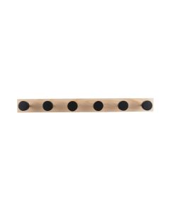 present time Wandgarderobe Knobs Large 6 Haken, Nature