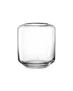 Leonardo Windlicht Milano 18 cm, Transparent