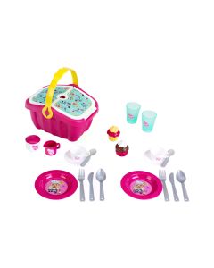 Klein-Toys Spiel-Geschirr Barbie – Picknickkorb mit Zubehör