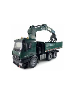 Amewi Lastwagen Mercedes Benz Arocs Kipper mit Kran 1:18, RTR