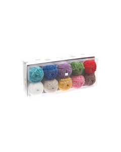 Rico Design Wolle Ricorumi Nilli Nilli Rainbow, 10er Set