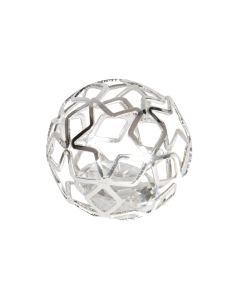 Ambiance Streudeko Ball Stern Silber