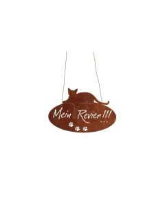 Ambiance Hängedekoration «Mein Revier» 40 cm x 17 cm