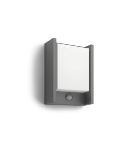 Philips Wandleuchte Arbour UE Bewegungsmelder 2700K Anthrazit
