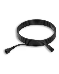 Philips Niedervolt Verlängerungskabel 5 Meter, IP65, schwarz