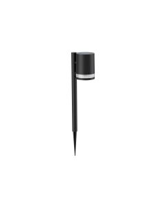 Philips Solar Fyce Sockelleuchte Spiess, Lichtsensor, 2700K, schwarz