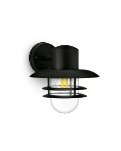 Philips Inyma Wandleuchte rund, max. 25W, exkl. LM, schwarz