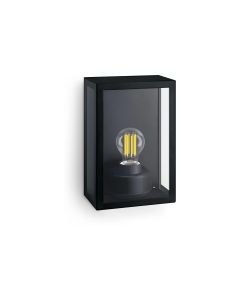 Philips Alzor Wandleuchte eckig, max. 25W, exkl. LM, schwarz