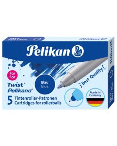 Pelikan Tintenpatrone Twist eco Blau, 5 Stück
