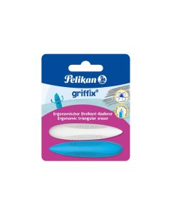 Pelikan Radiergummi Griffix 2 Stück, farbig, Blister