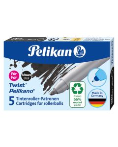 Pelikan Tintenpatrone Twist eco Blau, 5 Stück