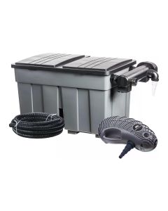 HEISSNER Durchlauffilter-Set 24 m³ 4900 l/h - 24W UVC