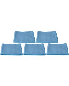 Edi Baur Mikrofaser-Reinigungstuch Universal 5 Stück, Blau