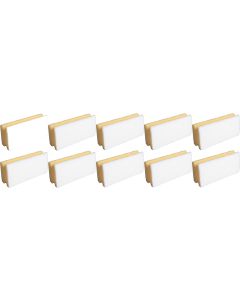 Edi Baur Schwamm Basic 10 Stück, Gelb/Weiss