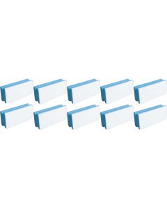 Edi Baur Schwamm Basic 10 Stück, Blau/Weiss