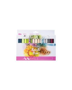 Talens Brushpen Ecoline Basic Additional 30er Set