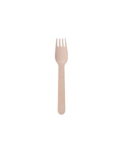 FURBER Einweg-Gabel 20 Stück Braun
