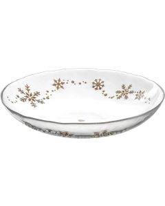 Leonardo Schale Autentico Ø 32 cm, 1 Stück, Gold/Transparent