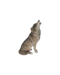 Vivid Arts Dekofigur Sitzender Wolf 30 cm