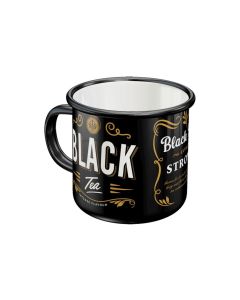 Nostalgic Art Universaltasse Black Tea 360 ml, 1 Stück, Schwarz