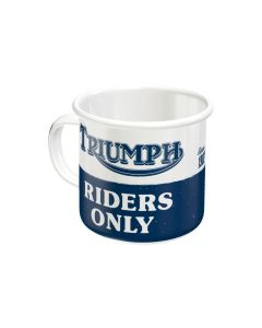 Nostalgic Art Universaltasse Triumph 360 ml, 1 Stück, Dunkelblau/Weiss