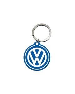 Nostalgic Art Schlüsselanhänger VW Ø 4 cm, Blau/Weiss