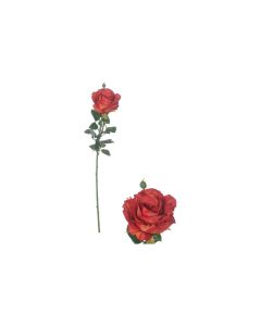 CHALET Kunstblume Rose 66 cm, Rot