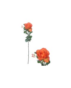 CHALET Kunstblume Rose 66 cm, Orange