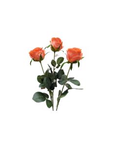 CHALET Kunstblume Rosenbouqet 87 cm, Pfirsich
