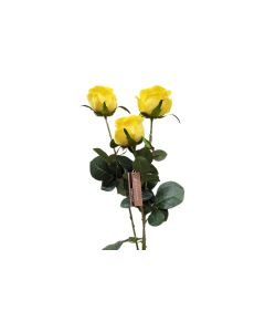 CHALET Kunstblume Rosenbouqet 87 cm, Zitrone