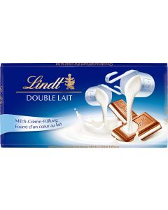 Lindt Tafelschokolade Double Lait 100 g