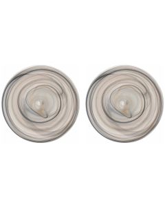 Leonardo Speiseteller Alabastro Ø 25 cm, 2 Stück,Beige