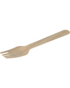 FURBER Einweg-Gabel 40 Stück, Braun