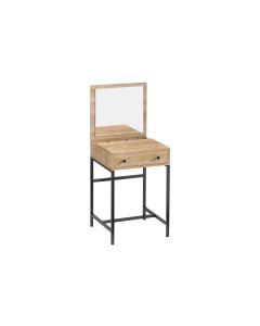 Woody Fashion Schminktisch Mary 50 x 128 x 50 cm, Braun/Schwarz