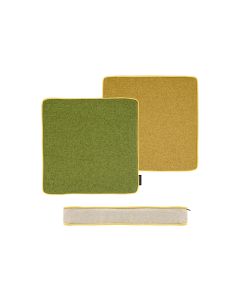 Remember Sitzkissen Wasabi 40 x 40 cm, Gelb/Hellbeige