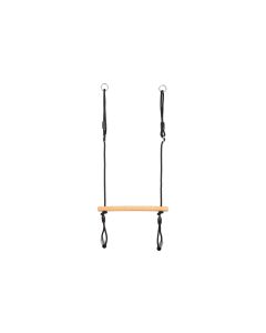 small foot Trapezschaukel mit Turnringen «Black Line»