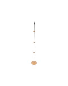 small foot Tellerschaukel mit Kletterseil «Black Line»