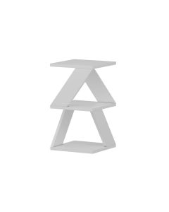 Woody Fashion Beistelltisch Albeni 30 x 50 x 30 cm, Weiss