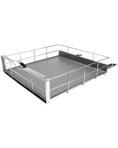 Simplehuman Organizer 50.2 x 50.8 cm, Grau/Silber