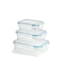GOURMETmaxx Vorratsdose 3 Stück, Transparent