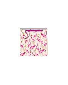 Cart Geschenktüte Flamingo 32,5 x 32,5 x 12 cm
