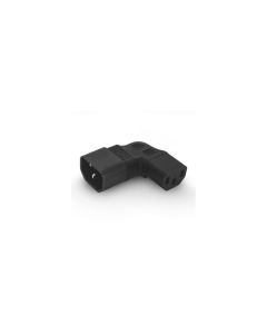 Alpha Elettronica Adapterstecker C13 - C14, seitlich gewinkelt