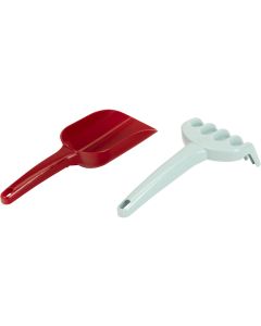 Klein-Toys Set Mehlschaufel und Sandrechen 2 Teile