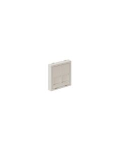 max connect Keystone-Modul für 2x RJ-45, Weiss